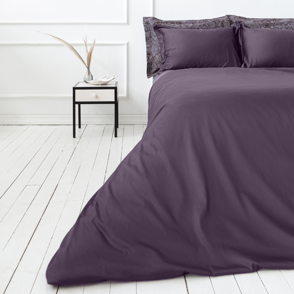 Premium satiinipussilakanasetti „Mauve“. Satiinipussilakanasetti, 140x200 cm, 200x200 cm, 200x220 cm, 220x240 cm