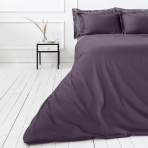 Premium satiinipussilakanasetti „Mauve“. Satiinipussilakanasetti, 140x200 cm, 200x200 cm, 200x220 cm, 220x240 cm