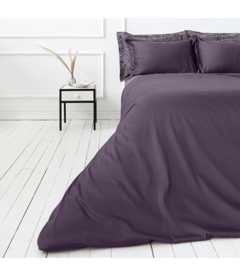 Premium satiinipussilakanasetti „Mauve“. Satiinipussilakanasetti