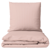 Premium satiinipussilakanasetti „Peachy Stripe Satin“