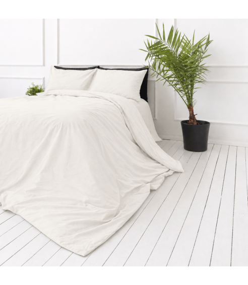 Premium satiinipussilakanasetti „Snow White sateen“. Satiinipussilakanasetti