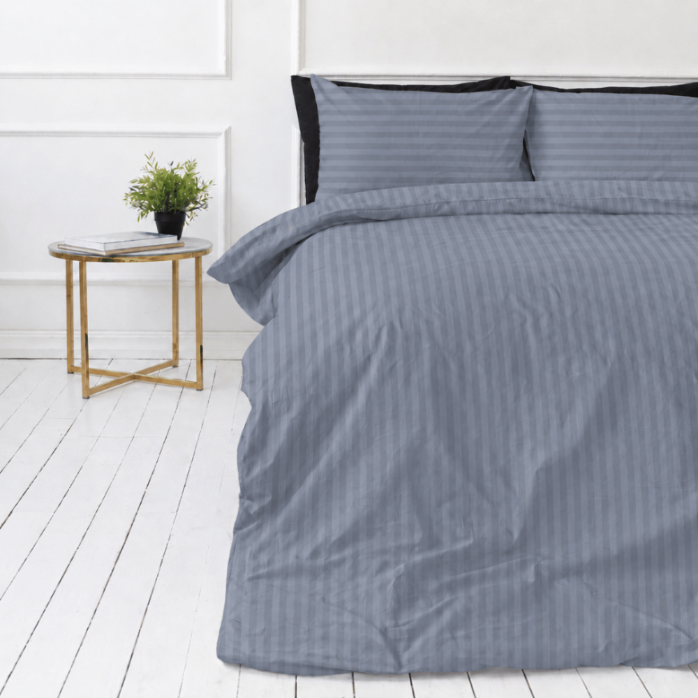 Premium satiinipussilakanasetti „Tradewinds Stripe Sateen“. Mako satiini vuodevaatteet, 140x200 cm, 150x210 cm, 160x200 cm, 180x200 cm, 200x200 cm, 200x220 cm, 240x220 cm Premium satiinipussilakanasetti „Tradewinds Stripe Sateen“. Mako satiini vuodevaatteet, 140x200 cm, 150x210 cm, 160x200 cm, 180x200 cm, 200x200 cm, 200x220 cm, 240x220 cm