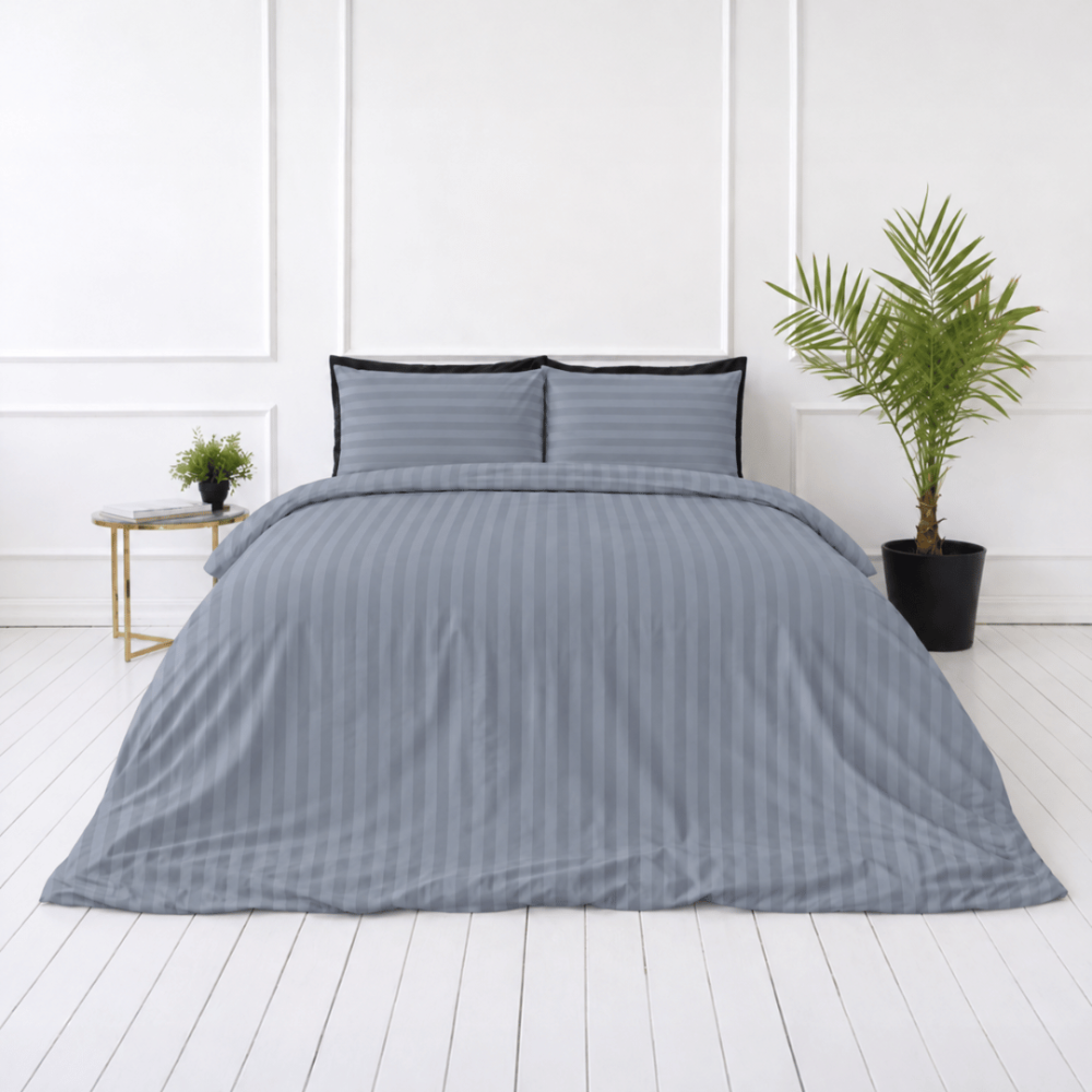 Premium satiinipussilakanasetti „Tradewinds Stripe Sateen“. Mako satiini vuodevaatteet, 140x200 cm, 150x210 cm, 160x200 cm, 180x200 cm, 200x200 cm, 200x220 cm, 240x220 cm Premium satiinipussilakanasetti „Tradewinds Stripe Sateen“. Mako satiini vuodevaatteet, 140x200 cm, 150x210 cm, 160x200 cm, 180x200 cm, 200x200 cm, 200x220 cm, 240x220 cm