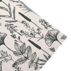 Esiliina „Ralph apron“. Esiliinat. Kermanvärinen esiliina pienillä luonnollisilla kasvikuvioilla Esiliina „Ralph apron“. Esiliinat. Kermanvärinen esiliina pienillä luonnollisilla kasvikuvioilla
