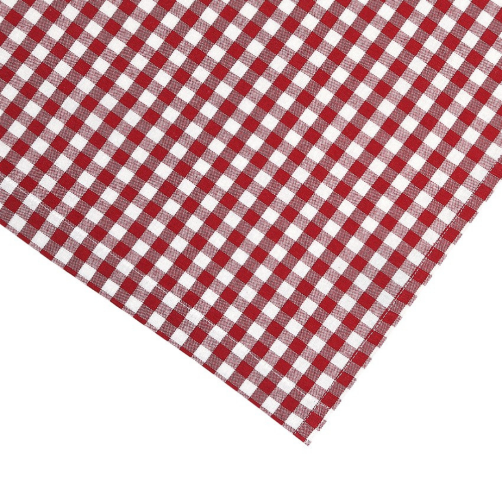 Esiliina „Ulla apron“. Esiliinat. Esiliina klassisella punavalkoisella ruutukuosilla