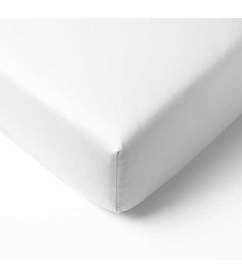 Satiinialuslakana „Classic White“. Aluslakana