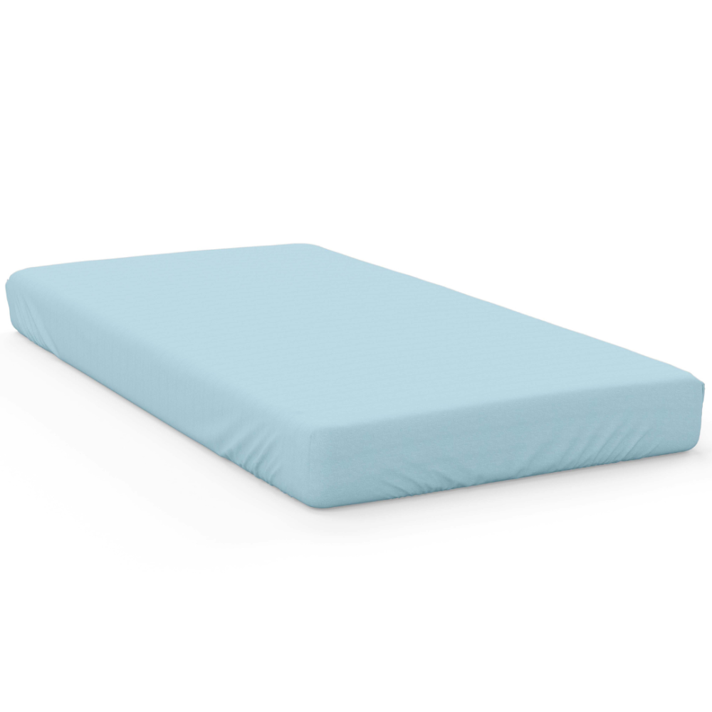 Satiinialuslakana „Ice blue“. Aluslakana