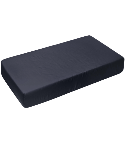 Satiini muotoonommeltu lakana „Dark Grey Sateen“. Muotoonommeltu lakana 90x200