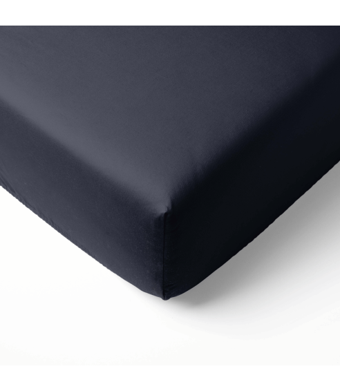 Satiini muotoonommeltu lakana „Dark Grey Sateen“. Muotoonommeltu lakana 90x200