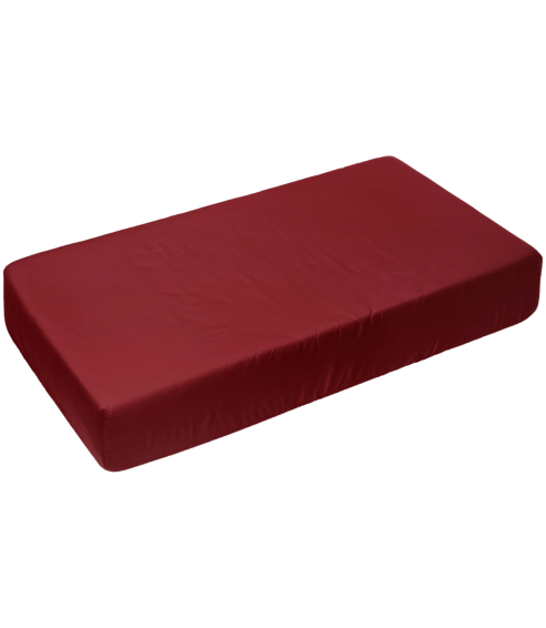 Satiini muotoonommeltu lakana „Sun-dried Tomato Sateen“. Muotoonommeltu lakana 90x200