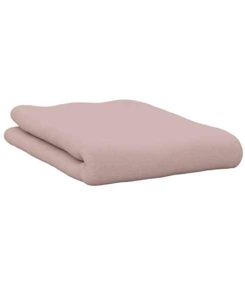 Satininė paklodė su guma „Dusty pink“. Muotoonommeltu lakana