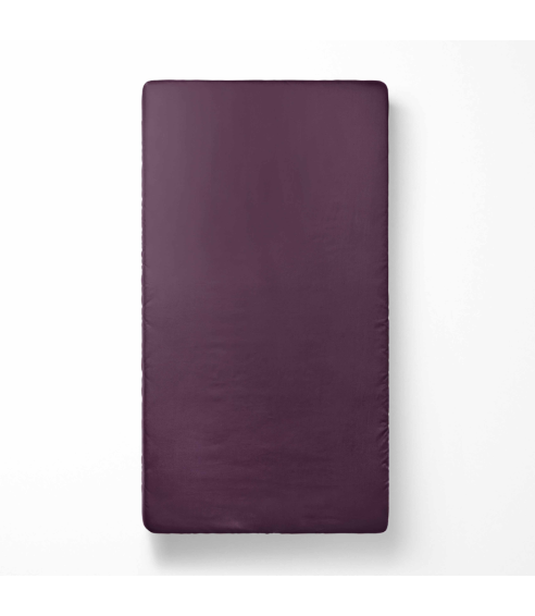 Satininė paklodė su guma „Plum glow“. Muotoonommeltu lakana 90x200