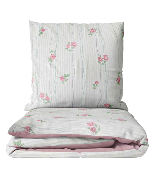 Premium satiinipussilakanasetti „Charming“. Satiinipussilakanasetti