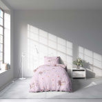 Premium satiinipussilakanasetti „Dreamy Dots“. Satiinipussilakanasetti, 140x200 cm