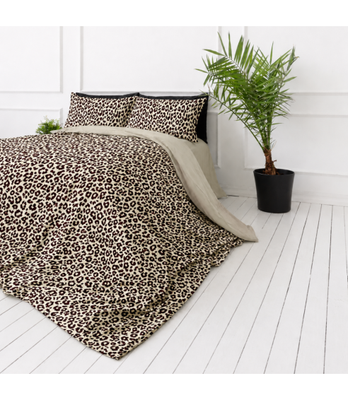 Satiinipussilakanasetti „Exotic Leopard“. Satiinipussilakanasetti