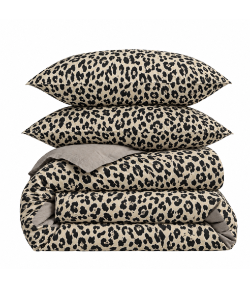 Satiinipussilakanasetti „Exotic Leopard“. Satiinipussilakanasetti