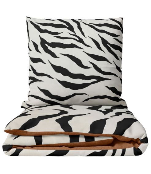 Satiinipussilakanasetti „Exotic Zebra“. Satiinipussilakanasetti