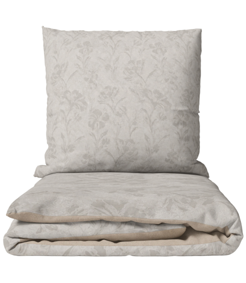 Satiinipussilakanasetti „Sand Damask“. Satiinipussilakanasetti