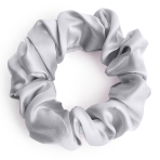 Silkki scrunchie „Platinum“. Hiuslenkit