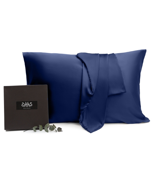Silkkinen tyynyliina „Indigo“. Silkkityynyliina