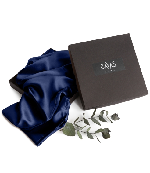 Silkkinen tyynyliina „Indigo“. Silkkityynyliina