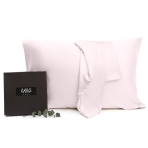 Silkkinen tyynyliina „Luxe Pink“. Silkkityynyliina