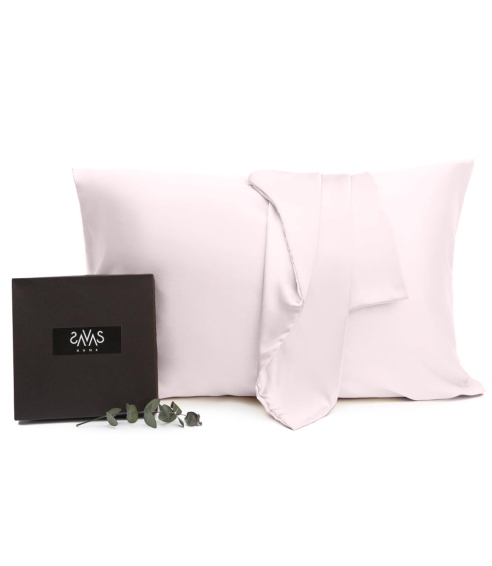 Silkkinen tyynyliina „Luxe Pink“. Silkkityynyliina