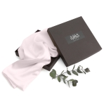 Silkkinen tyynyliina „Luxe Pink“. Silkkityynyliina