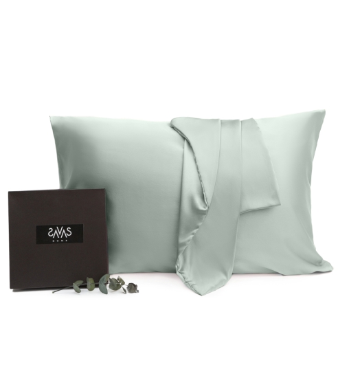Silkkinen tyynyliina „Spearmint“. Silkkityynyliina