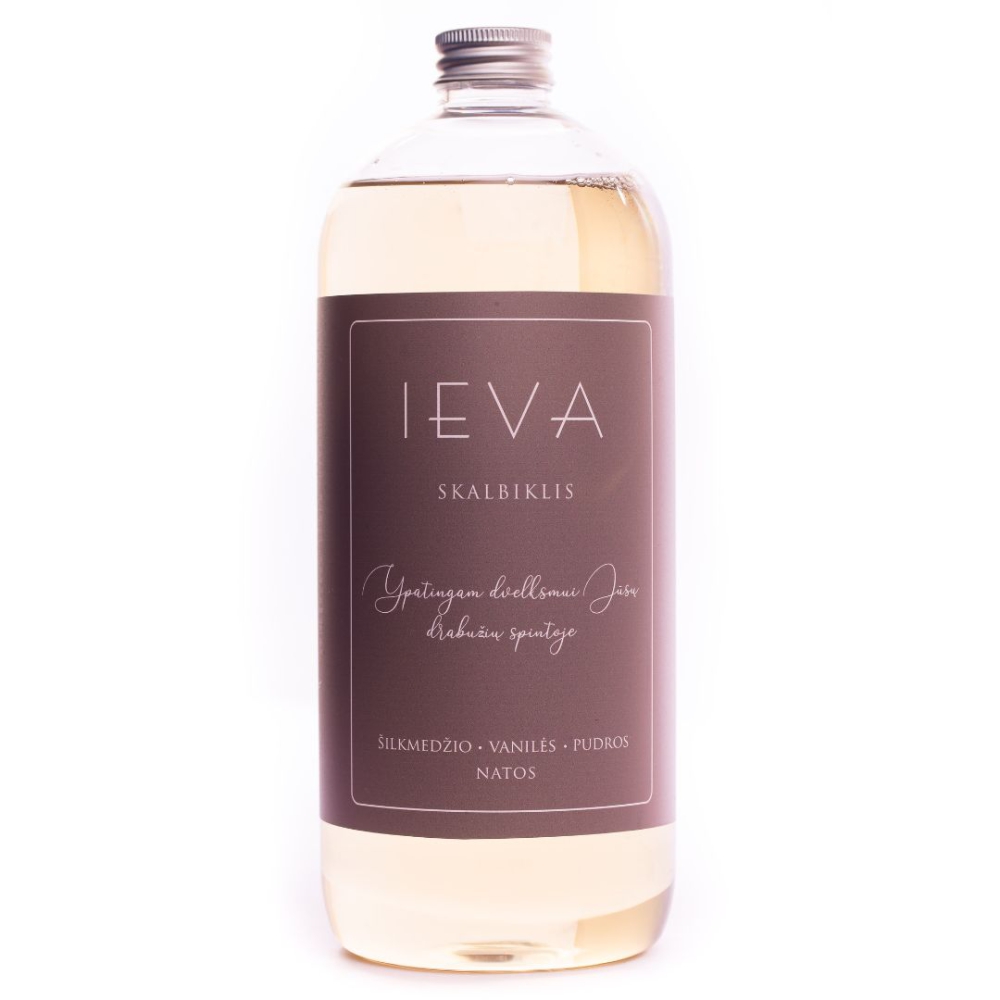 Ieva skalbiklis „Detergent Silk Vanilla“. Puhdistusaineet
