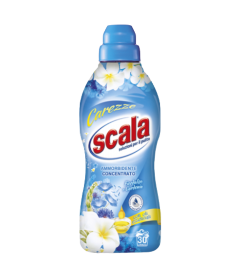 Huuhteluaine  „Scala Gardenia Softener“. Puhdistusaineet