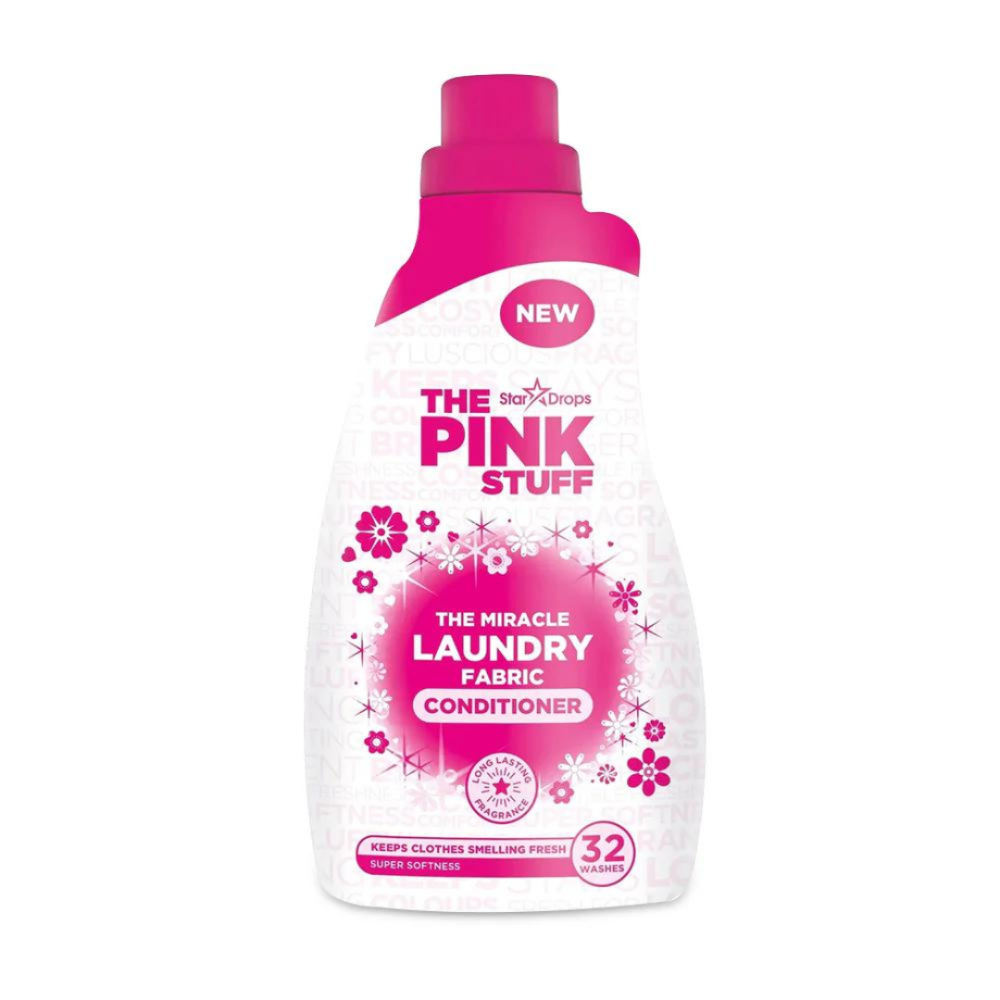Pyykin huuhteluaine „The Pink Stuff Conditioner“. Puhdistusaineet