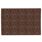 Pöytätabletti „Brown baroque placemat“ . Pellavapöytäliinat, 30x45 cm