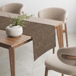 Pöytäliinatiet „Green Baroque table runner“. Pöytäliinatiet, 40x140 cm, 40x200 cm
