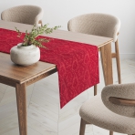 Pöytäliinatiet „Red Baroque“. Pöytäliinatiet, 40x140 cm, 40x200 cm