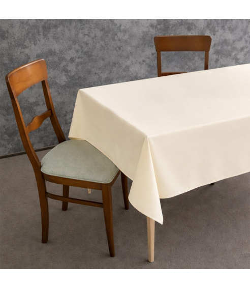 Pöytäliina „Cream Calm Tablecloth“. Puuvillapöytäliinat