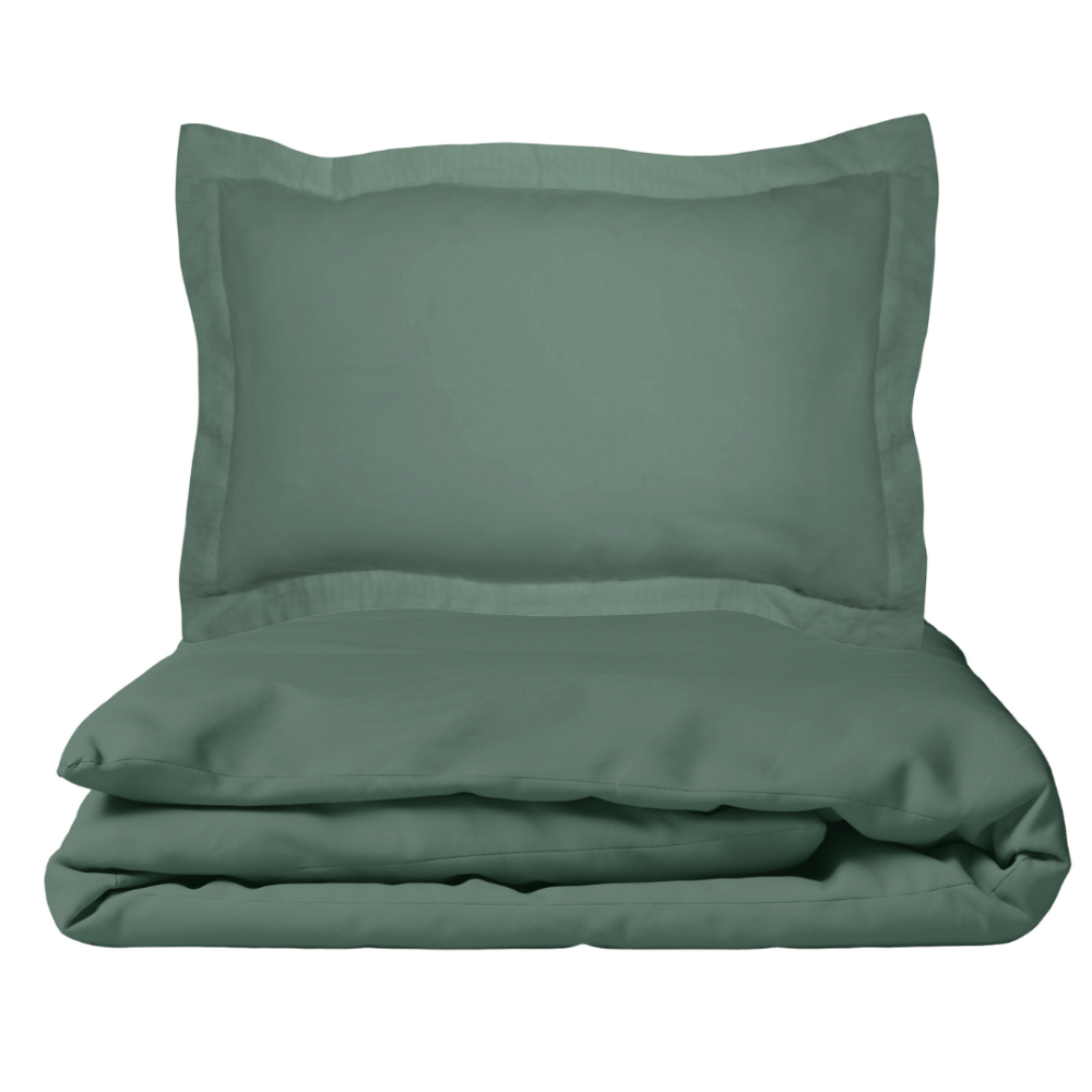 Lyocell pussilakanasetti „Green“. Pussilakanasetti 200x220, 200x220 cm