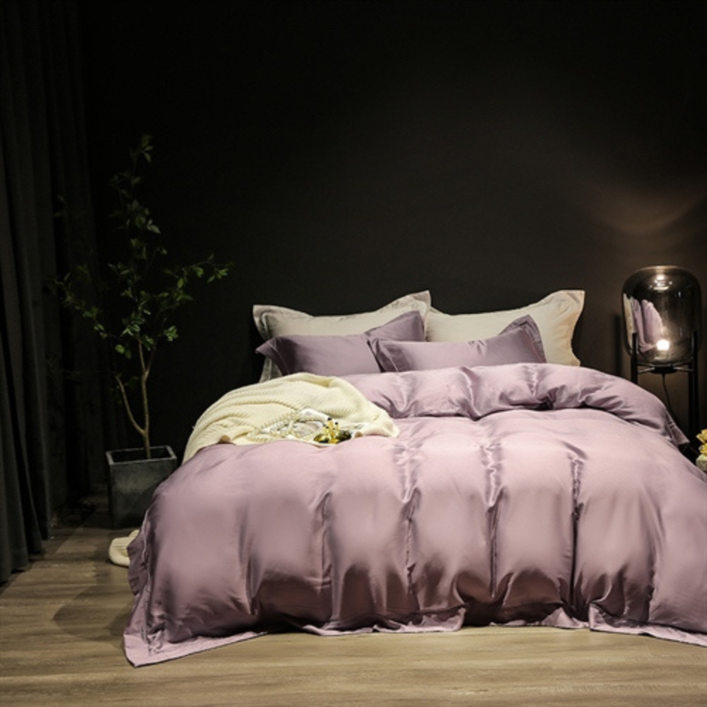 Lyocell pussilakanasetti „Violette“. Lyocell pussilakanasetti, 200x230 cm