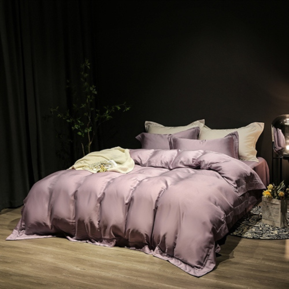 Lyocell pussilakanasetti „Violette“. Lyocell pussilakanasetti, 200x230 cm