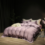 Lyocell pussilakanasetti „Violette“. Lyocell pussilakanasetti, 200x230 cm