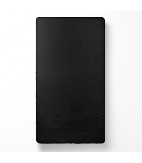 Muotoonommeltu lakana „Black jersey“. Muotoonommeltu lakana 140x200