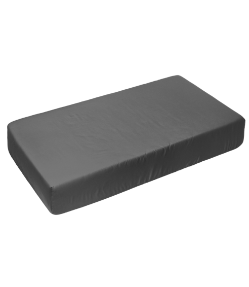 Muotoonommeltu lakana „Dark grey jersey“. Muotoonommeltu lakana 90x200