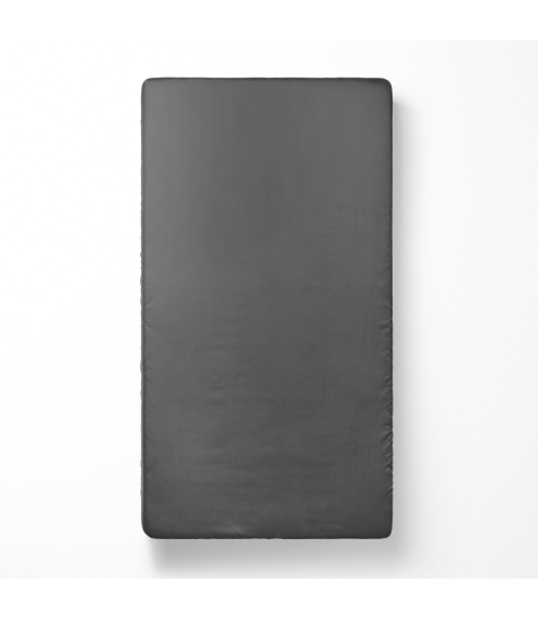 Muotoonommeltu lakana „Dark grey jersey“. Muotoonommeltu lakana 90x200