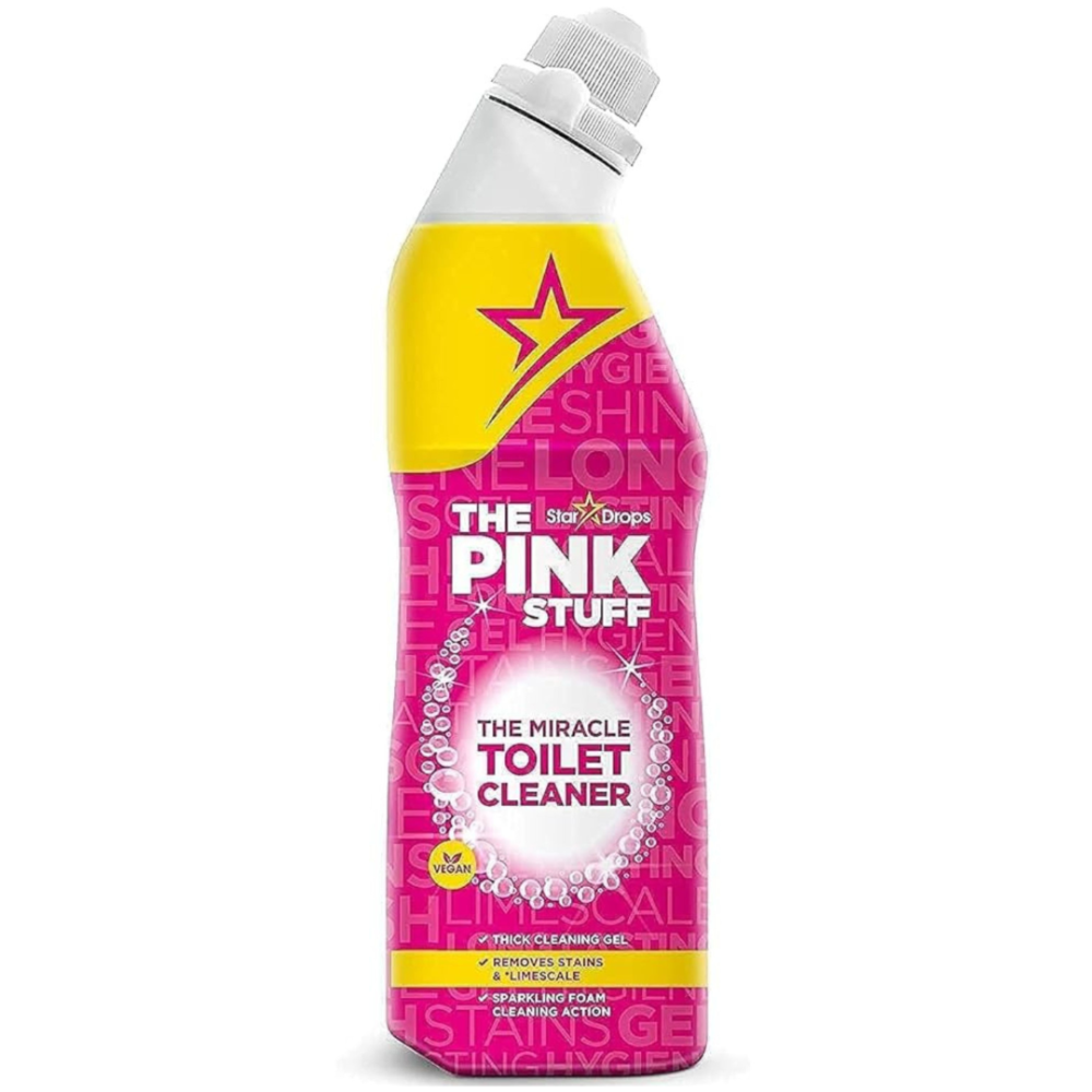 Tualeto valiklis „Toilet cleaner The Pink Stuff“. Puhdistusaineet