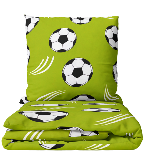 Lasten pussilakanasetti „Football Frenzy“. Vauvan pussilakanasetti