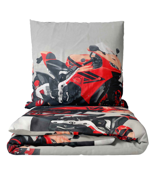 Pussilakanasetti „Motorbike“. Lasten pussilakanasetti