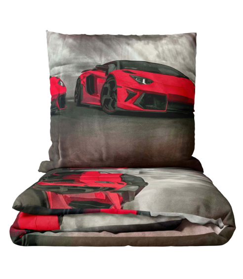 Lasten pussilakanasetti „Sports Cars“. Lasten pussilakanasetti