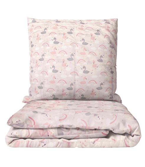 Lasten pussilakanasetti „Swan Dreams“. Lasten pussilakanasetti
