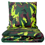 Pussilakanasetti „Camouflage“. Lasten pussilakanasetti, 140x200 cm, 160x200 cm