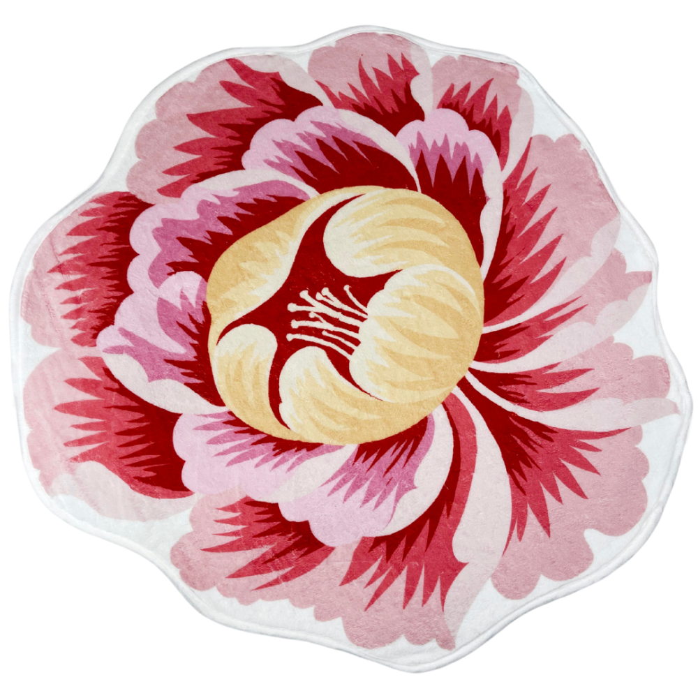 Kylpyhuoneen matto „Tulip“. Kylpyhuoneen matto, 60x60 cm